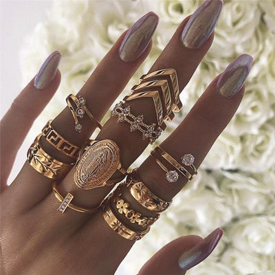 Exclusive Set of 8 to 12 Unique Rings