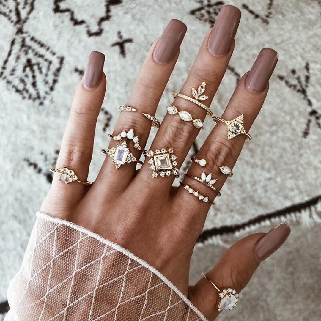 Exclusive Set of 8 to 12 Unique Rings