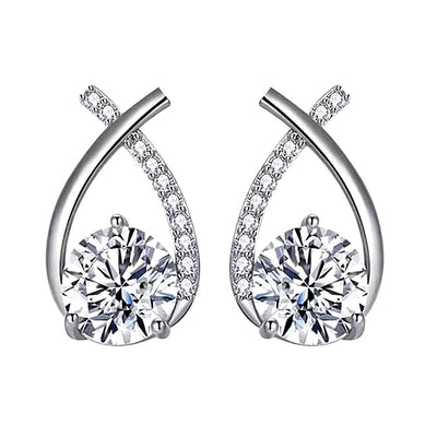 Arielle Earrings | White gold