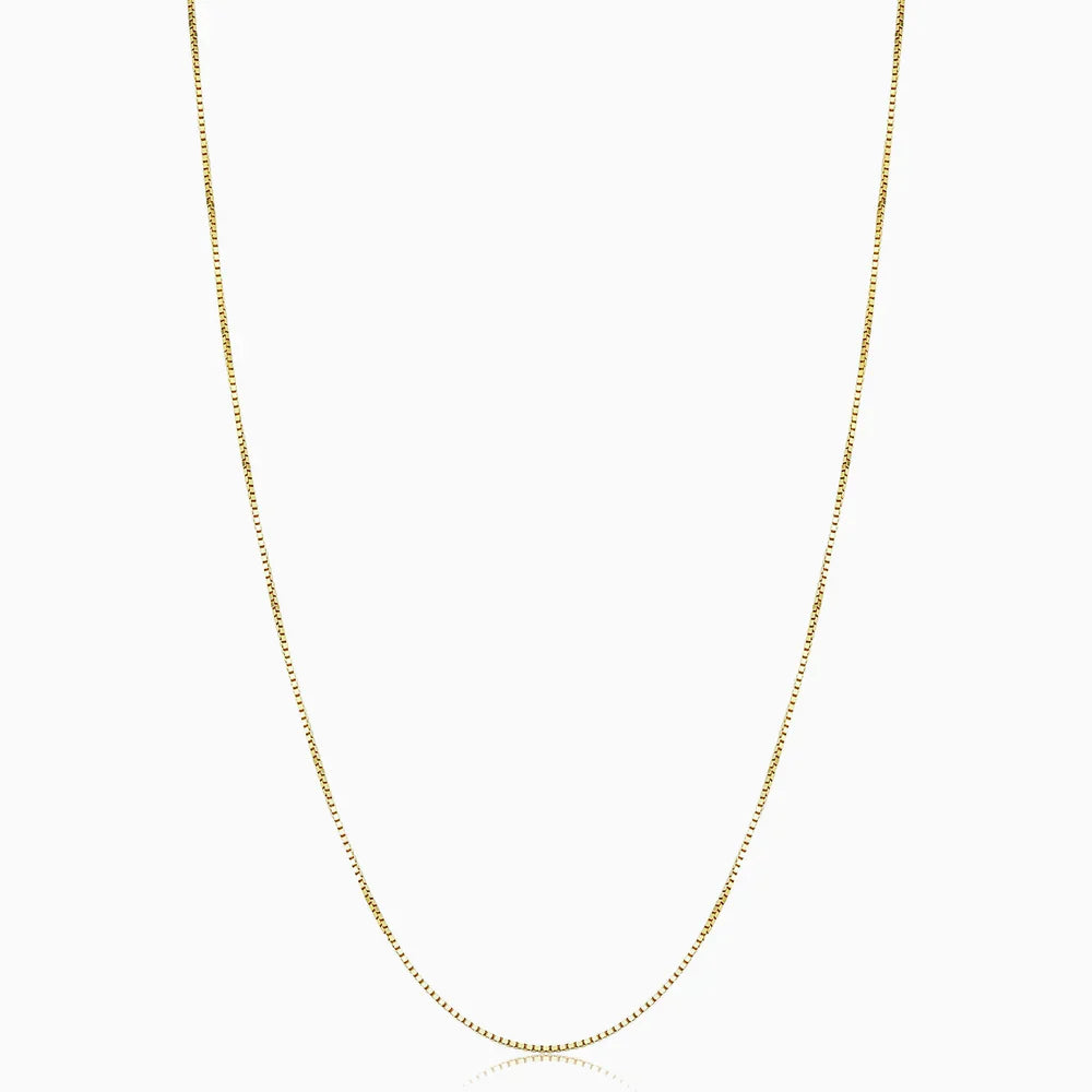 Bodega Box Necklace | Gold