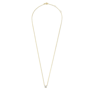Cléa Moissanite Stone Necklace | Gold