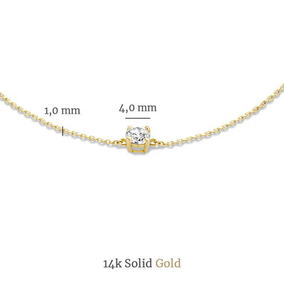 Cléa Moissanite Stone Set | Gold