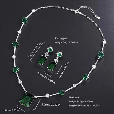 Daphira Verelune Jewelry Set | White Gold