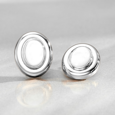 Giselle Pearl Earrings | White Gold