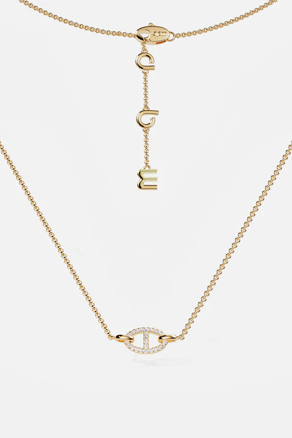 Isla Marina Necklace | White Gold