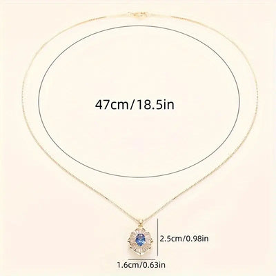 Kavella Noctazure Necklace | Gold