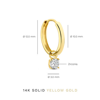 Larmes de Lune Stone Earrings Set | Gold